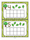 Trees and leaves play dough mats 0-10. 