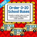 School bus ordering center 0-20, plus cut and paste follow-up activity.