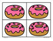 Counting cards - sprinkles on donuts 0-10.