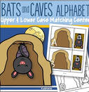 Match bats and caves upper and lower case letters