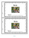 Predictable emergent reader featuring photos of 11 different kinds of birds.