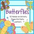 BUTTERFLIES - A collection of hands-on activity printables.