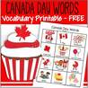 Canada Day vocabulary and culture