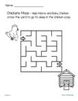 Chickens maze