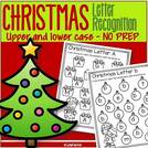 Christmas Letter Recognition Stamp or Color 52 pages