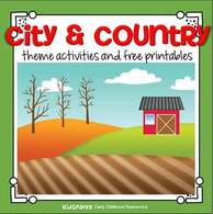 City and Country theme activities