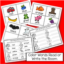 Color words read or write the room center - 2 levels. 