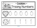 Cookies booklet to make - trace numbers 0-20. 