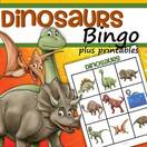 Dinosaurs bingo game plus supporting printables. 