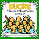 Ducks theme activities