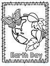 Earth Day coloring poster 1