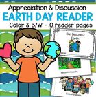Earth Day emergent reader in color and b/w - 