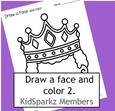 ​Fairy tales draw a face and color 2