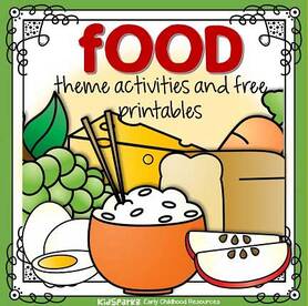 Food activities and free printables for preschool