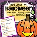 72 pages - make basic Halloween centers and learning activities for preschoolers