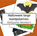 Halloween large manipulatives