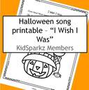 Halloween song: I Wish I Was... 