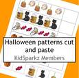 Halloween complete the pattern printable