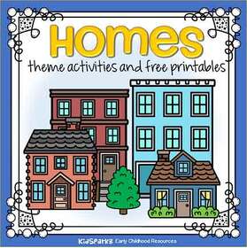 Homes theme activities for preschool