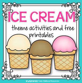 Ice cream theme activities and printables for preschool and ...