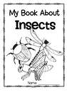 Make a book - 11 insects/pages, read, color and draw.