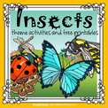 Insects theme collection of activities and printables, using realistic graphics and photos. 128 pages