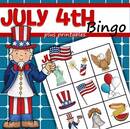 July 4th bingo for preschool