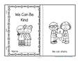 This booklet to make features ways that young children can show kindness to each other. 