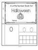 Little Number Book for Halloween - counting and number recognition 1-10.