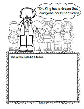 Martin Luther King activities at KidSparkz.com