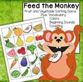 Feed the monkey - sort fruit and vegetables, more.
