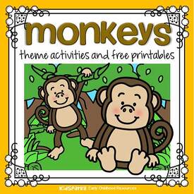 Monkeys theme activities for preschool