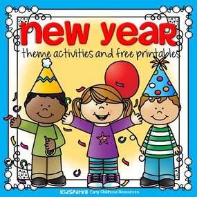New Year theme activities for preschool and kindergarten