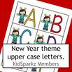 New Year theme alphabet