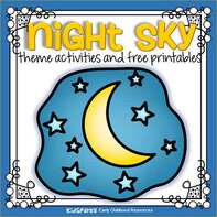 Night sky theme activities