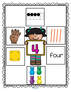 Numbers anchor posters 1-10. Sample from Number Sense Pack 1-10 for Preschool, Pre-K and Early Kindergarten 110 pages found in the KidSparkz store.