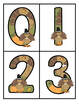 Large numbers 0-20 Thanksgiving turkey theme.  Use for making activities and for bulletin boards.