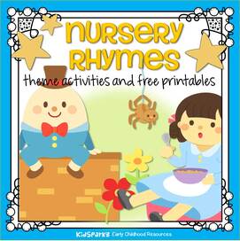 Nursery rhymes theme activities and printables for preschool and  kindergarten - KIDSPARKZ