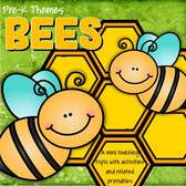 BEES theme pack for preschool and pre-K - 45 pages.