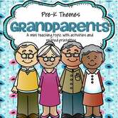 Grandparents theme pack for preschool