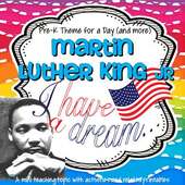 Martin Luther King theme pack for preschool