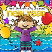 New Year theme pack for preschool