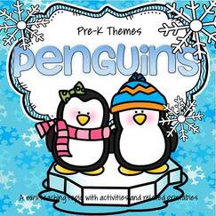 penguins preschool theme pack