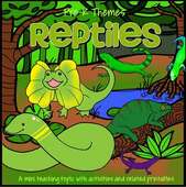 REPTILES - theme pack for preschool and pre-K  - 44 pages