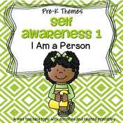 Self Awareness 1 - I Am a Person - theme pack for preschool and pre-K