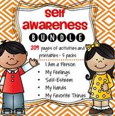 The Self Awareness bundle includes all 5 packs at a great discounted price.  Perfect for your All About Me theme unit