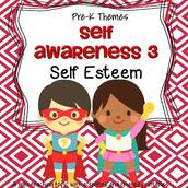 Self Awareness 3 - Self Esteem - theme pack for preschool and pre-K