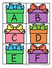 Presents alphabet upper case flashcards