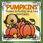 Pumpkins theme activities for preschool and kindergarten