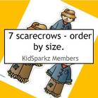 Scarecrows order by size